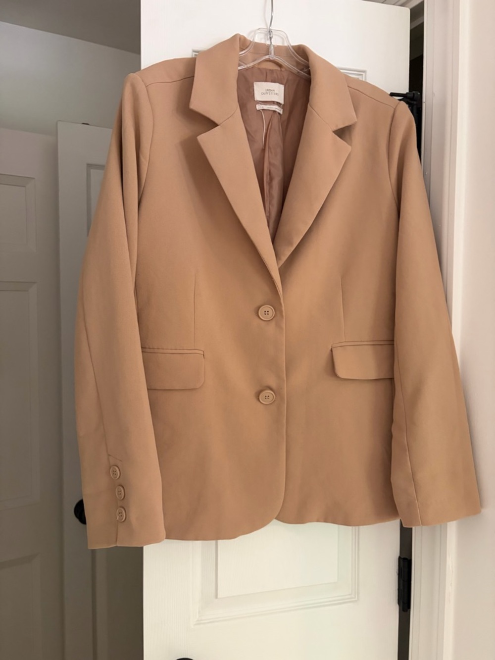 Urban Outfitters Camel Tailored Blazer